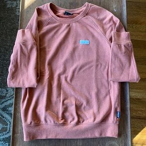 Patagonia small Salmon colored cotton crew sweatshirt
